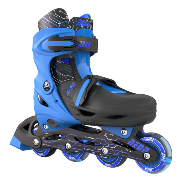 Роликовые коньки Neon Combo Skates Синий (Размер 30-33)