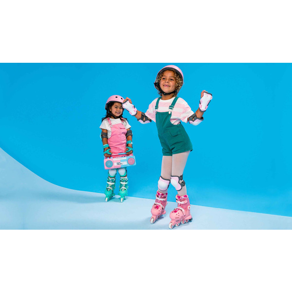 Роликовые коньки Yvolution Twista, размер 24-28, салатовый