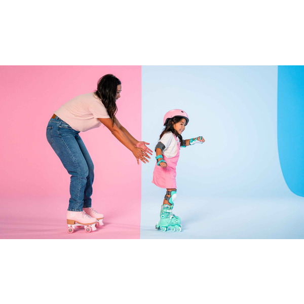 Роликовые коньки Yvolution Twista, размер 24-28, салатовый