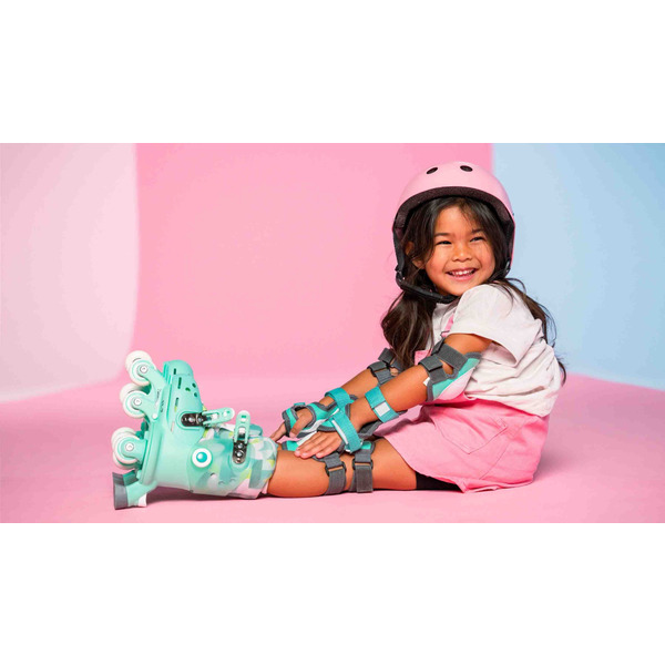 Роликовые коньки Yvolution Twista, размер 24-28, салатовый