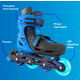 Роликовые коньки Neon Inline, размер 34-37, синий