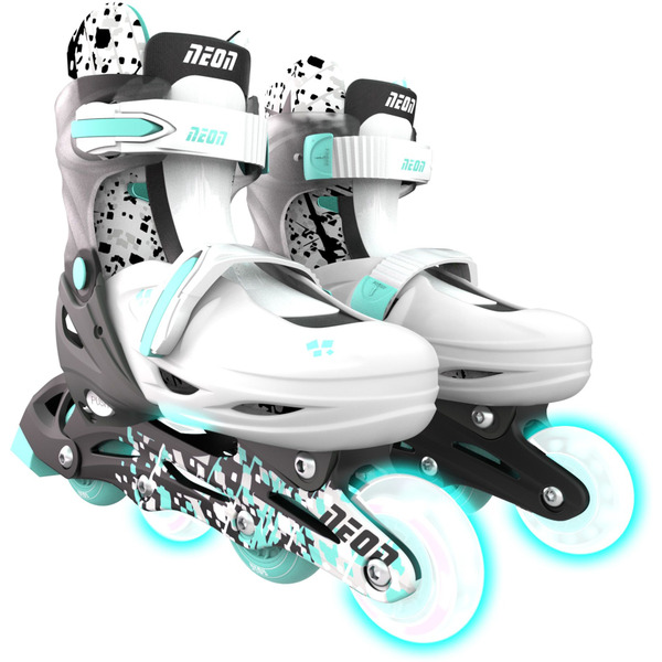 Роликовые коньки Neon Combo, размер 34-37, серый