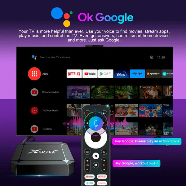 Медіаплеєр X96Q у конфігурації 2/32 ГБ