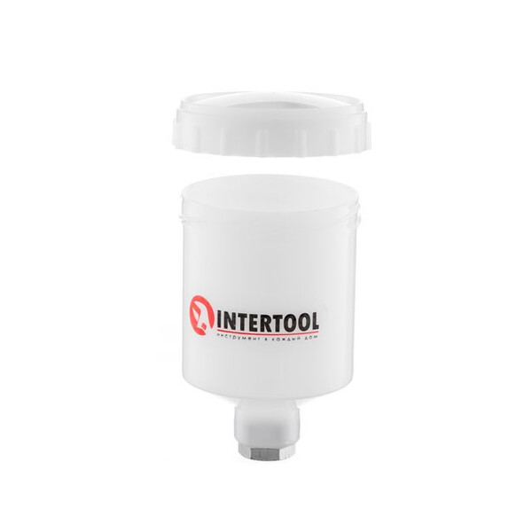 Бачок пластиковый 125мл Intertool для HVLP PT-1900