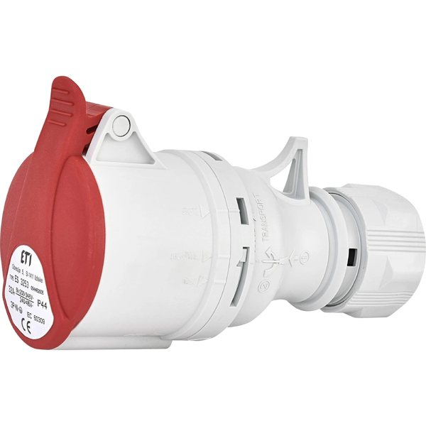 Розетка кабельна ЕТІ ES-3253 IP44 32A 400V 3P+N+PE