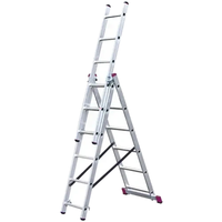 Універсальна 3-секційна драбина 3х6 ст KRAUSE Corda