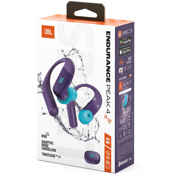 Bluetooth-гарнитура JBL Endurance Peak 4 Purple (JBLENDUPEAK4PUR)