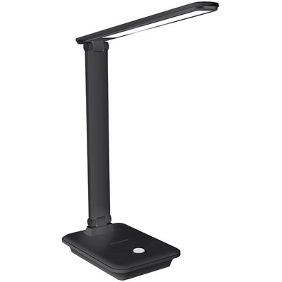 Настільна LED лампа Titanum TLTF-009B Black 10W (3000K-6500K) 220V