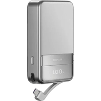 Зовнішній акумулятор (павербанк) EcoFlow RAPID Magnetic 10000mAh 65W Silver (EF-RAPID10000-EU)    