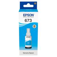 Водорастворимые чернила для принтера Epson C13T67324A Cyan для Epson L800, L810, L850, L1800