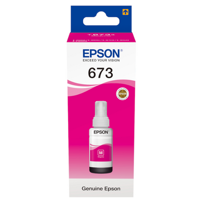 Водорастворимые чернила для принтера Epson C13T67334A Magenta для Epson L800, L810, L850, L1800