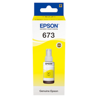 Водорастворимые чернила для принтера Epson C13T67344A Yellow для Epson L800, L810, L850, L1800