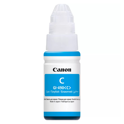 Водорозчинні чорнила Canon GI-490 Cyan (0664C001)
