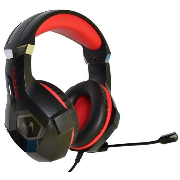 Наушники Microlab G7 black+red