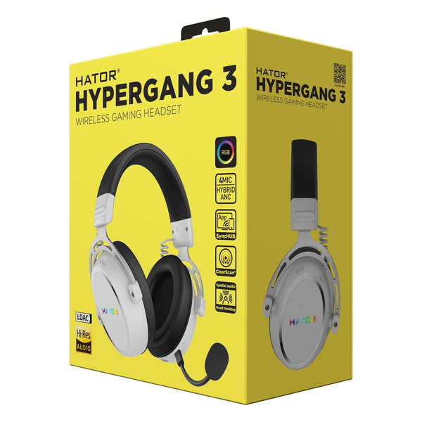 Наушники Hator Hypergang 3 Wireless White (ESH56)