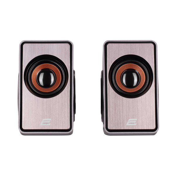 Компьютерные колонки 2E PCS204, 2.0, USB, Silver (2E-PCS204SV)