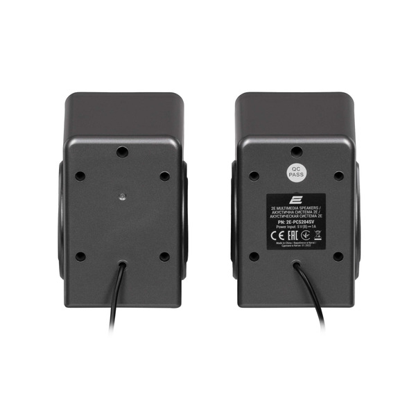 Компьютерные колонки 2E PCS204, 2.0, USB, Silver (2E-PCS204SV)