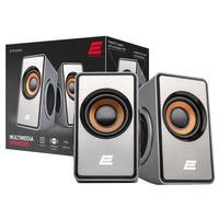 Комп'ютерні колонки 2E PCS204, 2.0, USB, Silver (2E-PCS204SV)