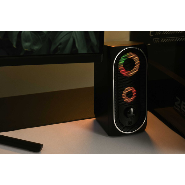 Компьютерные колонки 2E PCS234 RGB, 2.0, USB, Black (2E-PCS234BK)
