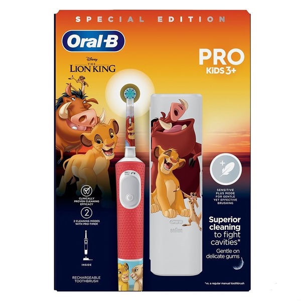 Зубная электрощетка Braun Oral-B Kids Lion King D103.413.2KX