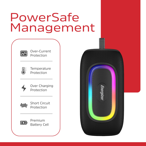 Портативная колонка Energizer BTS163 Black