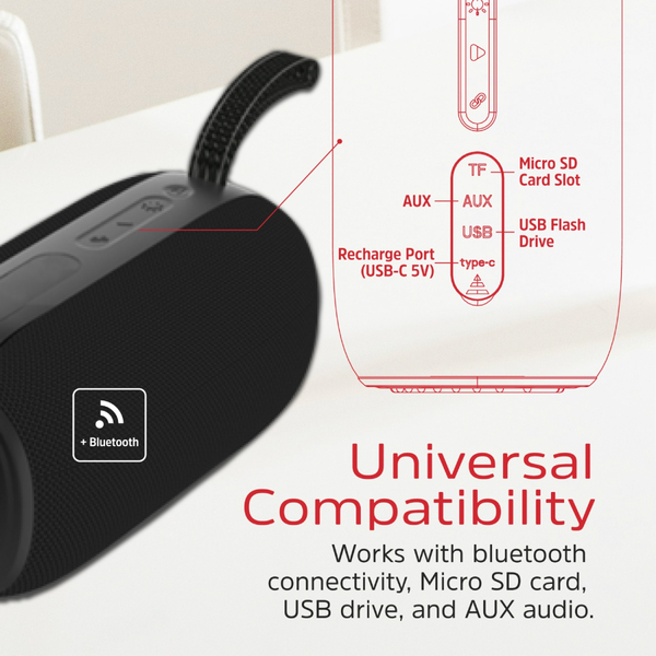 Портативная колонка Energizer BTS163 Black