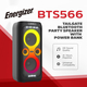 Портативная колонка Energizer BTS566 50W RGB Black (0842982105065)