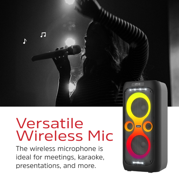 Портативная колонка Energizer BTS566 50W RGB Black (0842982105065)