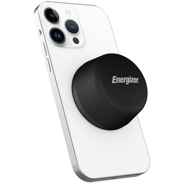 Портативная колонка Energizer Bluetooth 5.3 5W + Wireless bypass Charging магнитная зарядка 10W Black (BTS055)