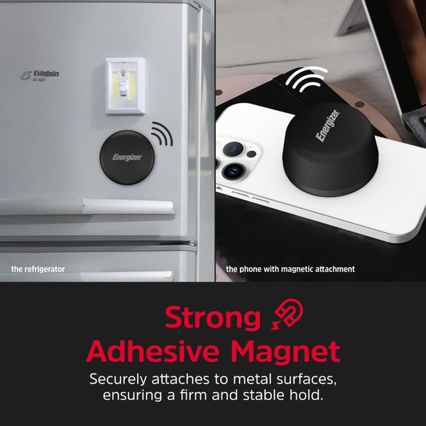 Портативная колонка Energizer Bluetooth 5.3 5W + Wireless bypass Charging магнитная зарядка 10W Black (BTS055)