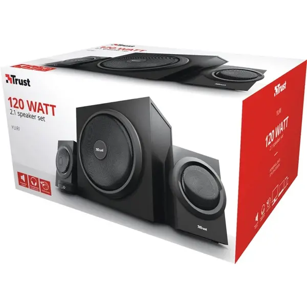 Компьютерные колонки Trust Yuri 2.1 (23696)