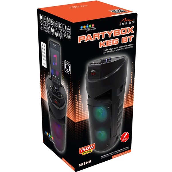 Портативная колонка Media-Tech PARTYBOX KEG BT (MT3165)
