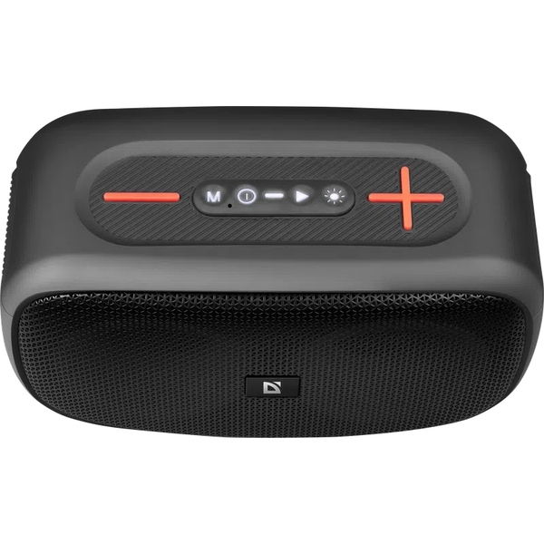 Портативная колонка 1.0 Defender Q5 20 Вт Bluetooth/FM/USB/TF/IPX5, LED, черная