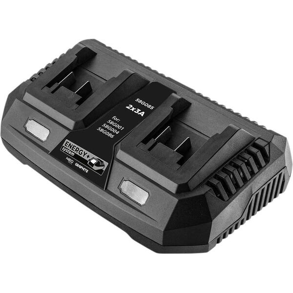 Зарядний пристрій GRAPHITE Energy+ 18В 3А0.74кг