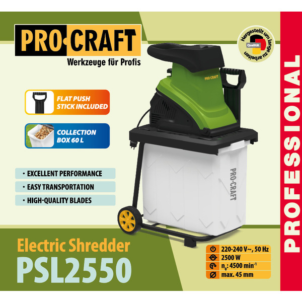 Измельчитель веток Procraft PSL2550