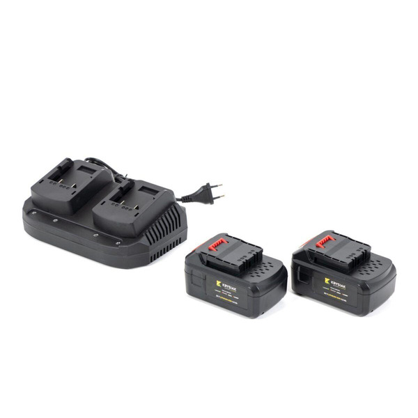 Газонокосилка аккумуляторная 2x20V 4garden AM3422S