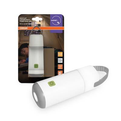 Світильник з акумулятором OSRAM NIGHTLUX LANTERN POWERBANK 0.5 Вт 3000/4000K 25Лм 1000мА•год (4099854530913)