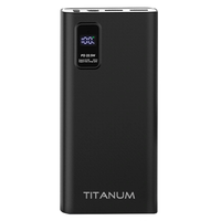 Зовнішній акумулятор (Power Bank) TITANUM 727S 20000mAh 22.5W Black