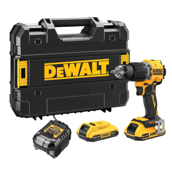 Дрель-шуруповёрт аккумуляторная бесщёточная ударная DeWALT DCD799D2T