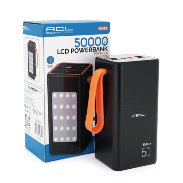 Зовнішній акумулятор (Power Bank) ACL PW-55 50000mAh