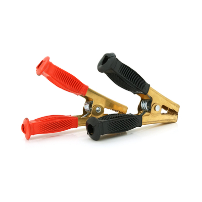 Набір акумуляторних затискачів крокодили Merlion чорний + червоний 200А-500А