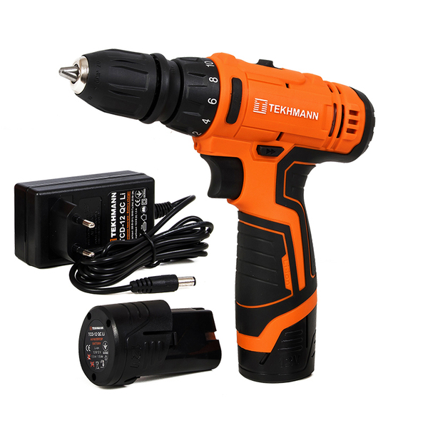 Акумуляторний шурупокрут Tekhmann TCD-12 QC Li (847983)