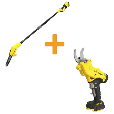 Висоторіз акумуляторний зі штангою STANLEY FATMAX SFMCPS620M1+SFMCPP32B