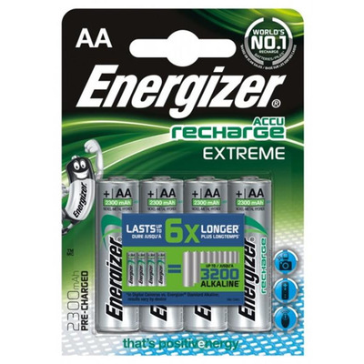 Аккумуляторы Energizer Recharge Extreme AA/HR06 LSD Ni-MH 2300 mAh BL 4шт