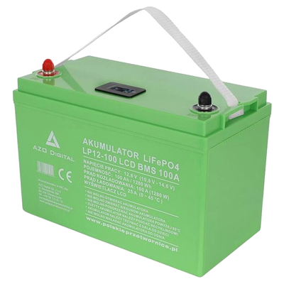 Акумуляторна батарея LP12-100 100Ah 12V 100A LCD