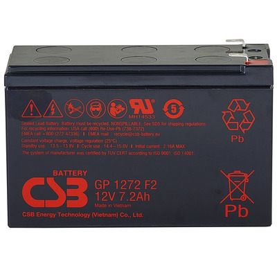 Аккумуляторная батарея CSB 12V 7.2AH (GP1272) AGM