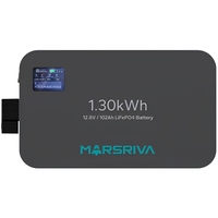 Акумуляторна батарея Marsriva LiFePO4, 12.8V/102Ah , 1.30kWh, настінне кріплення