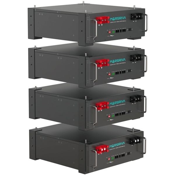 Акумуляторна батарея Marsriva MR-LFP5.12-LRT, LiFePO4 Battery,51.2V/100Ah, Brand new REPT cell, Grad
