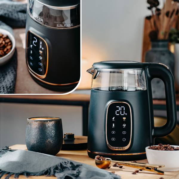 Чайник Adler AD 1305 Black/Gold