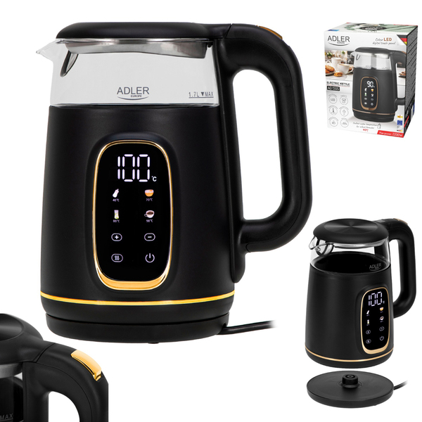 Чайник Adler AD 1305 Black/Gold